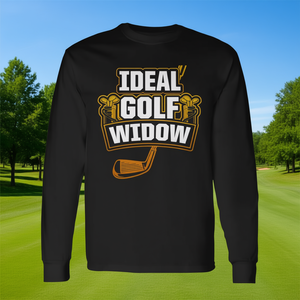 Long Sleeve Promotional Golf T-Shirt for <b>Wives</b> and Widows for Golfing Couples - Product Image 2