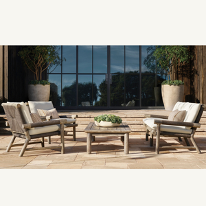 Muebles de mesa rectangulares, hechos de madera ecológica con un diseño moderno y duradero para restaurantes o cafeterías al aire libre. - Product Image 1