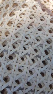 Rouleau de sangle de rotin supérieur, meubles en maille naturelle, sangle de rotin carré tissé blanchi - Product Image 4