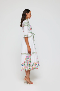 OEM Robes décontractées courtes et longues à volants avec impression du logo personnalisé Robe sans manches bohème pour les vacances élégantes à la mode au quotidien pour femmes - Product Image 4