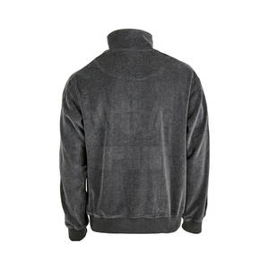 ชุดวอร์มผู้ชายคุณภาพสูง ผ้ากำมะหยี่ 2 ชิ้น เสื้อซิป กางเกงวิ่ง ระบายอากาศ แห้งเร็ว รับสกรีนโลโก้ ไซส์ใหญ่ 100% - Product Image 4