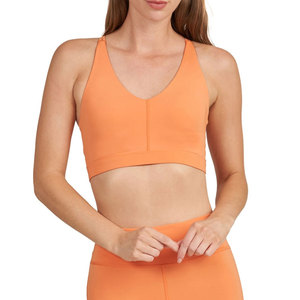 Soutien-gorge de sport sans couture pour femme avec tissu évacuant l'humidité pour la salle de sport et le fitness Soutien-gorge de sport pour femme avec bretelles réglables - Product Image 6