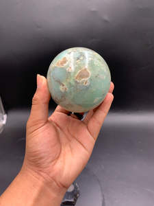 Wholesale Natural Indonesia Chrysoprase Handicraft Healing <b>Crystal</b> 5 cm Polished <b>Sphere</b> - Product Image 4