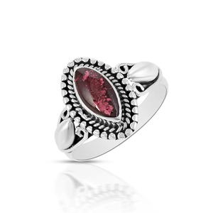 925 Sterling Silver Fashion Jewelry Red Garnet Gemstone <b>Ring</b> Unique Handmade Design Stacking <b>Ring</b> Wholesale Factory Price - Product Image 1