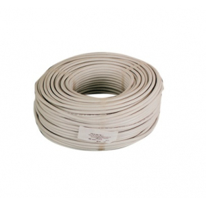 สายไฟฟ้า3X1ยาว H05VV-F-100เมตรสำหรับต่อสายไฟฟ้าสีขาว - Product Image 1