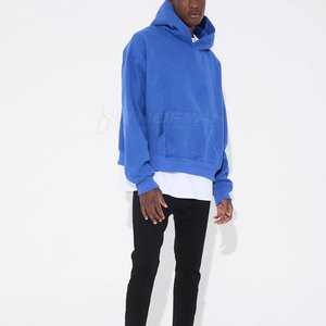 Sweat à capuche oversize pour homme, style décontracté, mode urbaine, chaud pour l'hiver, décontracté au quotidien, manches longues - Product Image 4
