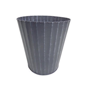 Pots de bougie votifs en métal de fer de lavage gris clair Design moderne Pot de maçon en verre votif pour la décoration intérieure Style vintage campagnard - Product Image 2