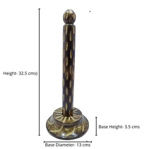 Best Selling 2025 Wooden <b>Tissue</b> Holder With Custom Design for Living Room Tabletop Decorative <b>Tissue</b> <b>Paper</b> Roll Holder - Product Image 6