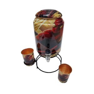 Best Price Trendy Handmade Copper <b>Water</b> <b>Dispenser</b> Stand Hammered Design for Household Use <b>Cold</b> <b>Water</b> Storage Pot Stainless Steel - Product Image 5