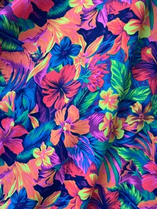 Salpicaduras de pintura de acuarela en tonos de azul y rosa Impresión abstracta reciclada Traje de baño <span class=keywords><strong>Tela</strong></span> - Product Image 3