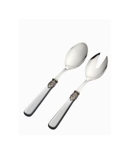 Juego de servidor de ensalada de metal moderno adecuado para catering de restaurante de hotel y servicio de comedor doméstico diario - Product Image 5