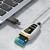 Cable convertidor de dispositivo de puerto serie DTECH DB9 0,5 M USB 2,0 a RS485/RS422 adaptador de Cable serie USB
