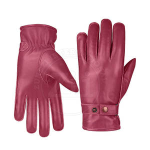 Gants tactiles en cuir de qualité supérieure haute performance pour usage quotidien en extérieur, coupe-vent, unisexes, pour garder au chaud - Product Image 2