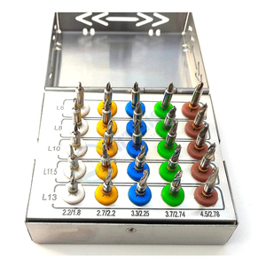 Juego de Brocas Cónicas de Acero Inoxidable para Implantes Dentales, 25 Piezas, Herramientas Quirúrgicas con Tope para Procedimientos de Implantes Óseos - Product Image 4