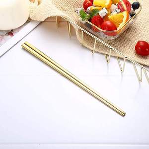 Palillos Chinos Manuales de Acero Inoxidable Ligeros de Primera Calidad para Cocina Asiática, Coreana, Japonesa y China, Vajilla Reutilizable - Product Image 5