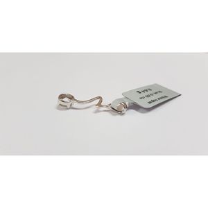 Handmade 925 Sterling Silver <b>Pendant</b> with Natural White Topaz <b>Emerald</b> Cut Charm for Women Shah Gems - Product Image 6