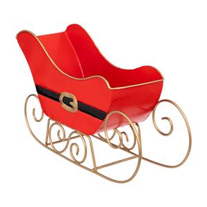 Décoration de Noël écologique Traîneau décoratif en bois avec couleur et tailles personnalisées avec tailles 10x11x19 pouces - Product Image 2