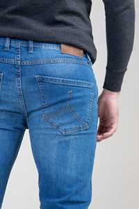 Comfortable <b>Super</b> <b>Stretch</b> High Street Winter Washed Men's Denim <b>Jeans</b> with Fleece Lining Competitive Price - Product Image 3