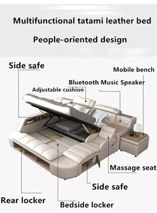 ไฟเครื่องนวดหนัง2ข้างแบบอัจฉริยะ, ที่ทันสมัยหรูหรามี2แบบให้เลือกสองเตียง - Product Image 2