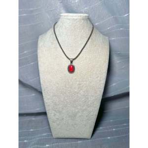 Colgante de Estilo Étnico Navajo con Ostra Espinosa y Plata de Ley, con Engaste de Bisel en Oro Rosa y Platino, Joyería con Dije - Product Image 6