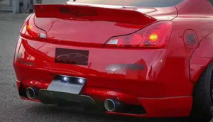 Kit carrosserie large en vente chaude pour <span class=keywords><strong>INFINITI</strong></span> G25 <span class=keywords><strong>G37</strong></span> 2009-2013, résine de haute qualité, accessoires professionnels, barres avant noires, jupes latérales - Product Image 6