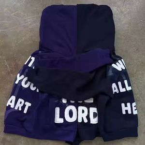 Sweat à capuche à impression 3D personnalisé oversize Vente en gros Sweat à capuche zippé mode qualité supérieure - Product Image 2