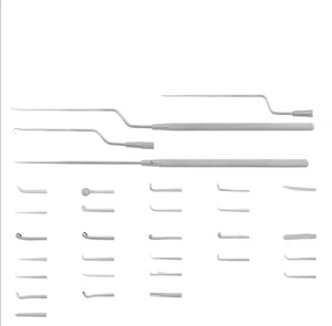 Blink Surgident Micro Cerumen en acier inoxydable et Micro Hook Set Instruments chirurgicaux manuels pour oreille médicale - Product Image 1