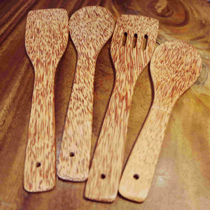 Espátula de madera de coco natural-Utensilio de cocina sostenible | Cuchara de servir ecológica de Vietnam-Suministro a granel - Product Image 6