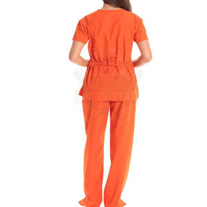 Uniforme Médico de Diseño Único en Oferta, Tallas Grandes, MOQ Bajo, Conjuntos de Uniformes Transpirables, Color y Logotipo Personalizados, 100% Poliéster - Product Image 2