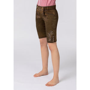 Pantalones cortos bávaros unisex hechos a medida del fabricante, último modelo elegante, Lederhosen para mujer, cintura alta, bordado transpirable - Product Image 3