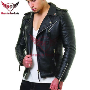 New Arrival: Custom Windproof Casual Black Riding Biker Motorcycle Men <b>Leather</b> <b>Jackets</b> - Stylish Fashion <b>Genuine</b> <b>Leather</b> <b>Jackets</b> - Product Image 3