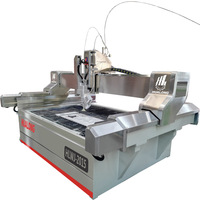 HUALONG machines HLWJ-2015 nouveau pas cher petit 5 axes découpe jet d'eau carreaux de céramique cnc Jet d'eau Cutter pour marbre granit pierre