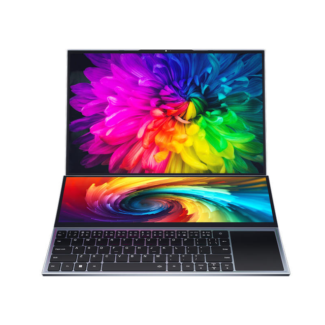 OEM Double Screen Laptop I9 Touch Screen Computer 16 + 14 Inch Dual Screen Laptop for Business