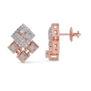 Pendientes de tuerca Lunar Mystique en plata de ley 925 | Elegante joyería de moda inspirada en el cielo - Product Image 2