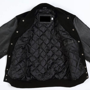 Veste universitaire unisexe personnalisée pour homme, grande taille, respirante, manches longues, patch coloré, broderie en chenille, laine, cuir, mouton - Product Image 4