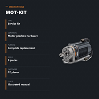 Kit complet d'assemblage de transmission CROWNPOWER, moteur et boîte de vitesses pour la révision des robots de ligne