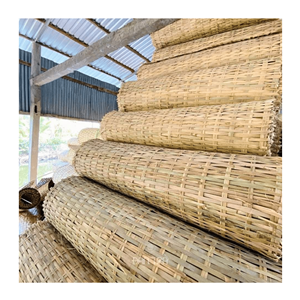 แผ่นไม้ไผ่ งานฝีมือ ตาข่ายไม้ไผ่ แผ่นสาน ทำจากช่างฝีมือชาวเวียดนาม สำหรับตกแต่งเพดาน - Product Image 1