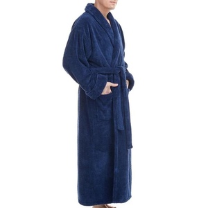 Pakistani Manufacturer Custom Logo Quick Dry Soft Terry Cotton Velour Adult Robe Luxury Bathrobes Women Hotel Bathrobe - Product Image 3
