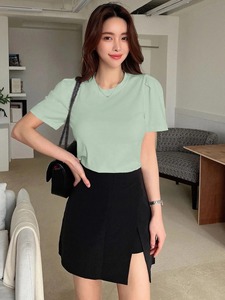 T-shirts pour jeunes en gros 100% coton T-shirt à col rond blanc T-shirt à manches courtes respirant personnalisé - Product Image 4