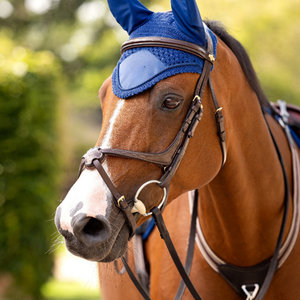 Vente en gros Bonnet d'oreille de cheval haute performance Style crochet Voile anti-mouches léger respirant et lavable Fabriqué au Pakistan pour les cavaliers - Product Image 5