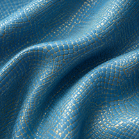 Großhandel Goldfolie Geprägtes PU-Kunstleder für Handtaschen, Bucheinbände, Verpackungen und Modeaccessoires