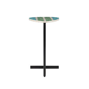 การออกแบบใหม่คุณภาพสูงแม่มุกโต๊ะข้างผู้ขายที่ดีที่สุดแม่มุกพร้อมขาตั้งเหล็กโต๊ะข้างทําด้วยมือในเวียดนาม - Product Image 2