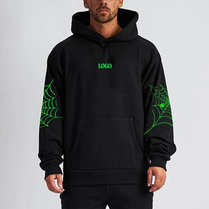 Sudadera con Capucha Extra Grande de Algodón de Alta Calidad, Felpa Gruesa, Hombros Caídos, Lisa, Personalizable, Fabricantes de Sudaderas con Capucha para Hombre para Ropa Personalizada - Product Image 2