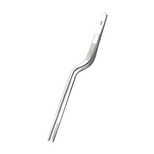 Pinces de cuisine professionnelles en acier à haute teneur en carbone de 21 cm, pinces extra longues à pointe inclinée, en acier inoxydable - Product Image 3