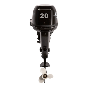 Nouveau moteur hors-bord chinois en promotion, 20 CV, 24L, arbre court externe, 4 temps, manuel, essence, 2 cylindres - Product Image 2