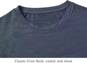 T-shirt pour homme de haute qualité en gros OEM, t-shirt le plus vendu pour homme, t-shirt uni pour homme pour la vente aux adultes - Product Image 4