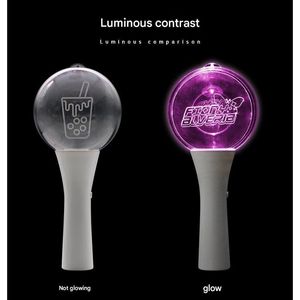 Customizable 15-Color Acrylic LED Handheld Glow Sticks - Reusable Party Lights for Concerts Music Festivals Celebrity Support - Product Image 3