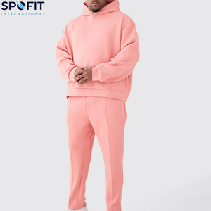 Conjunto Deportivo de Invierno para Hombre de Primera Calidad, Sudadera con Capucha y Pantalones Deportivos, 100% Algodón, Felpa, Transpirable y Ecológico - Product Image 5