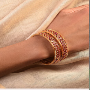 Brazalete de latón simple grabado para uso étnico - Product Image 3