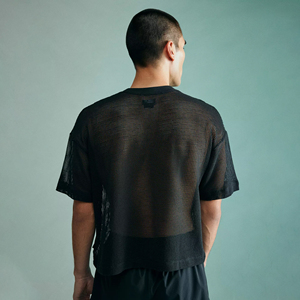 T-shirt Streetwear unisexe en maille, respirant, surdimensionné, mode d'été décontractée, pour hommes et femmes - Product Image 2